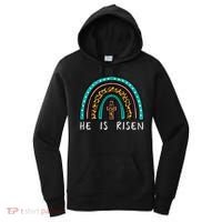 Easter Rainbow He Is Risen Religious Christian Girl Women's Hoodie thumb 0