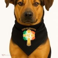 Erin Go Braugh St. Patrick's Day USA-Made Doggie Bandana thumb 1