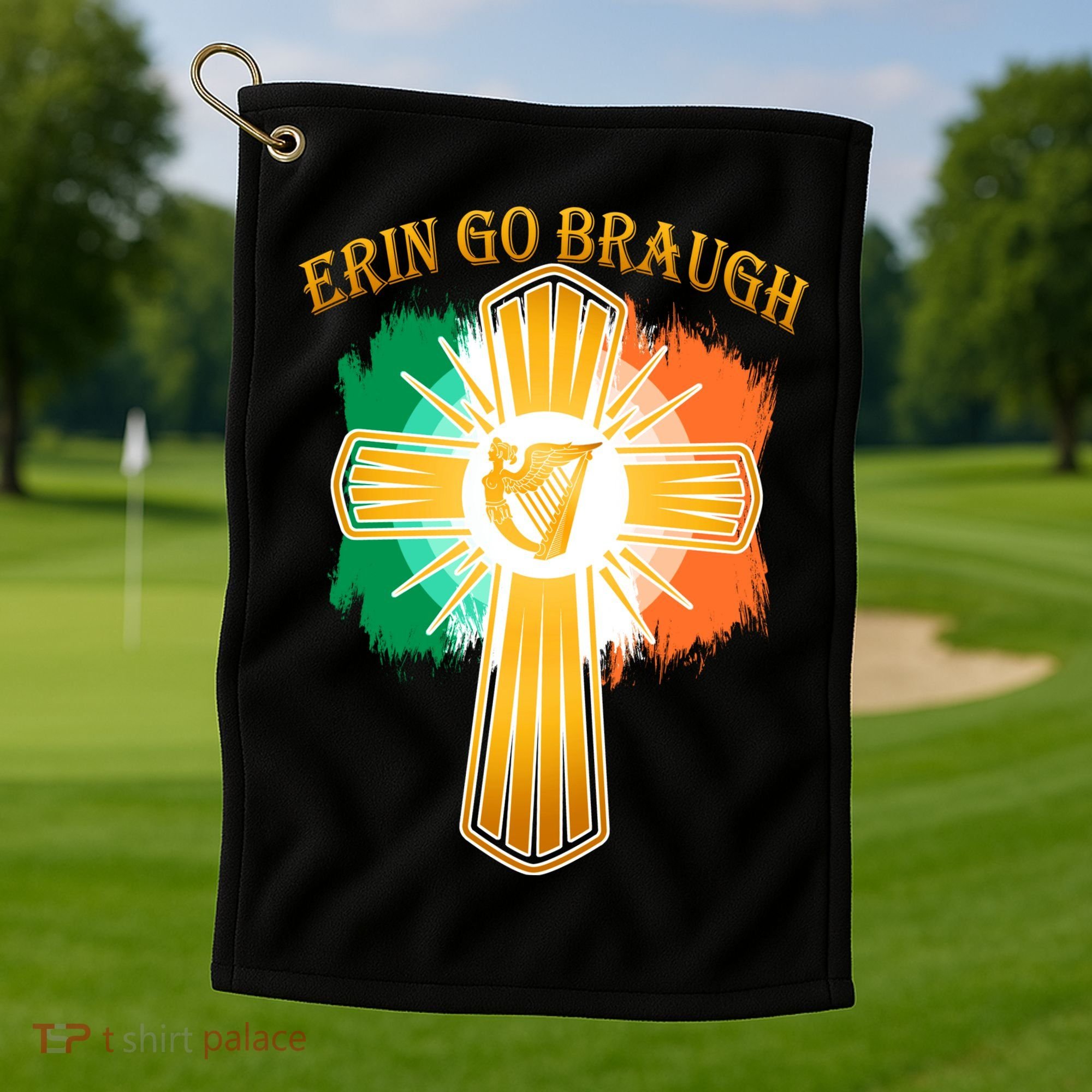 Erin Go Braugh St. Patrick's Day Golf Towel