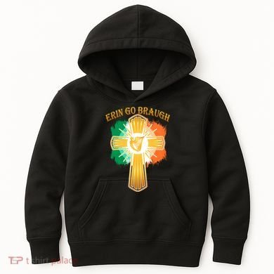 Erin Go Braugh St. Patrick's Day Kids Hoodie