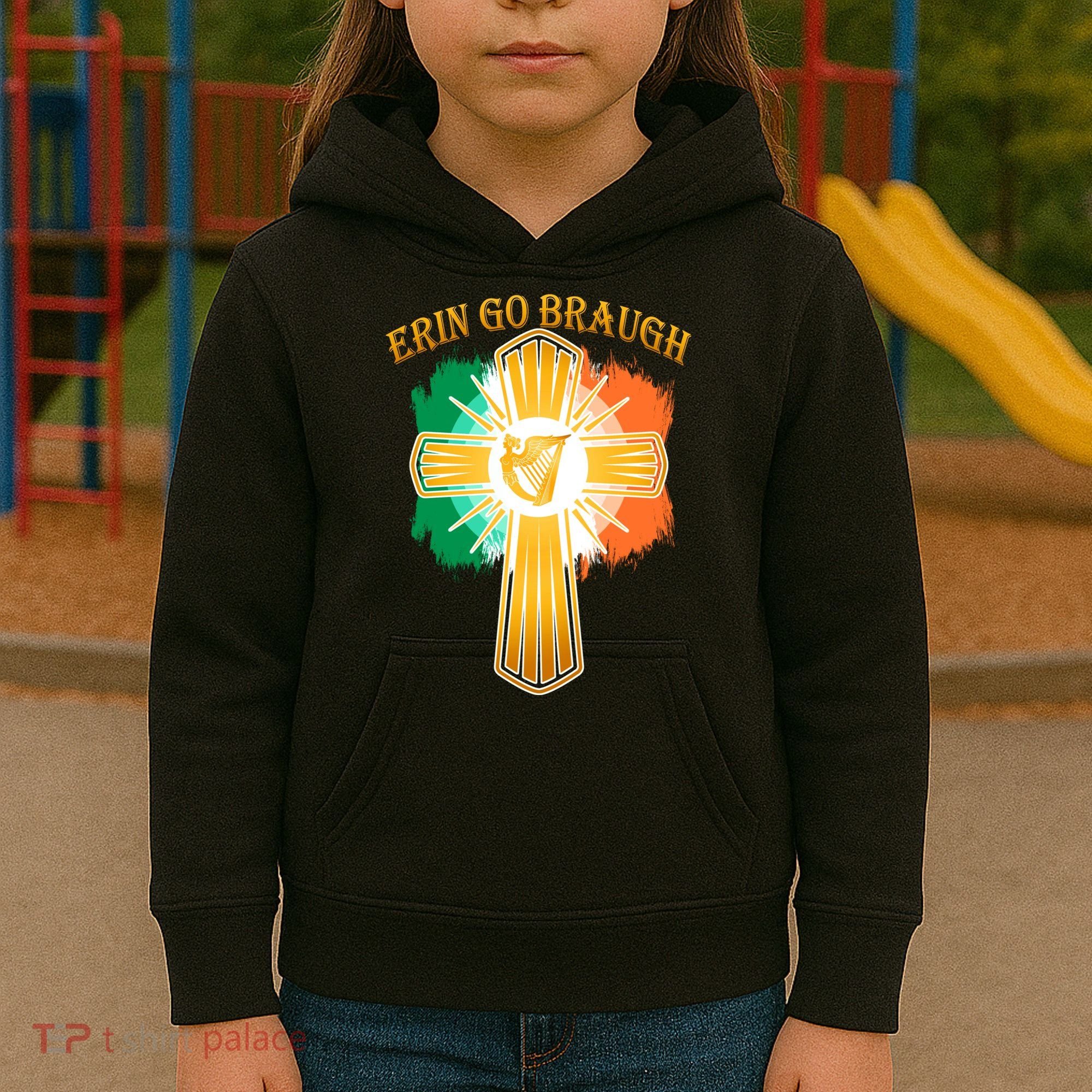 Erin Go Braugh St. Patrick's Day Kids Hoodie