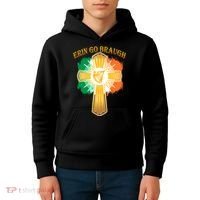 Erin Go Braugh St. Patrick's Day Kids Hoodie thumb 4