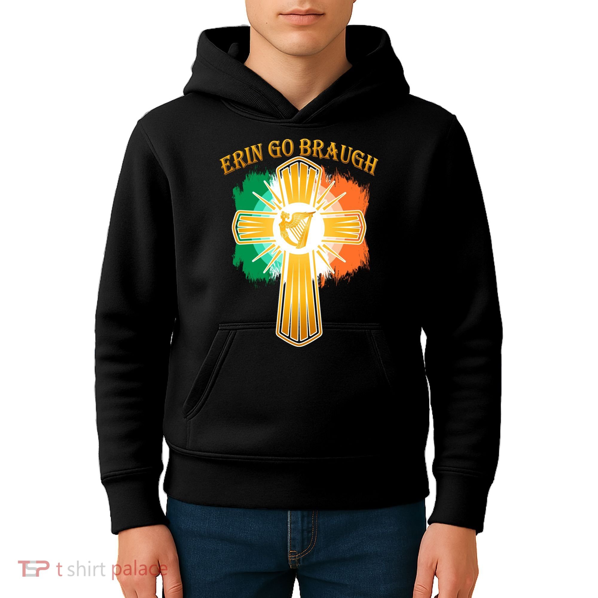 Erin Go Braugh St. Patrick's Day Kids Hoodie