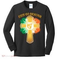 Erin Go Braugh St. Patrick's Day Kids Long Sleeve Shirt thumb 0