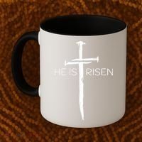 Easter Resurrection Jesus He Is Risen Cross Gift Coffee Mug thumb 2