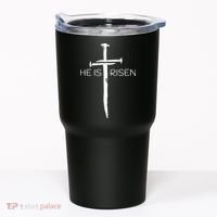 Easter Resurrection Jesus He Is Risen Cross Gift Tumbler thumb 0