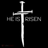 Easter Resurrection Jesus He Is Risen Cross Gift Baby Bodysuit thumb 2