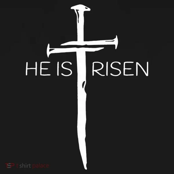 Easter Resurrection Jesus He Is Risen Cross Gift Toddler Hoodie