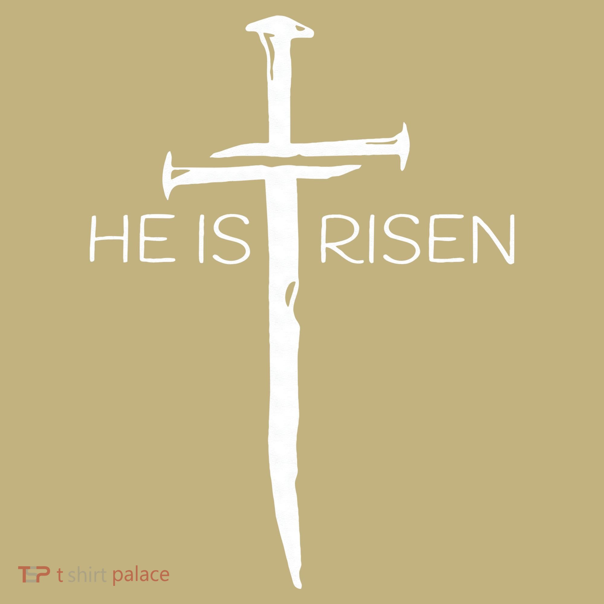 Easter Resurrection Jesus He Is Risen Cross Gift Hoodie