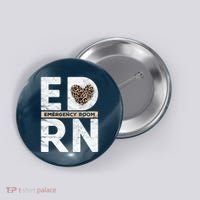 Emergency Room Nurse ER ED Nursing Assistant Life Worker Button thumb 0