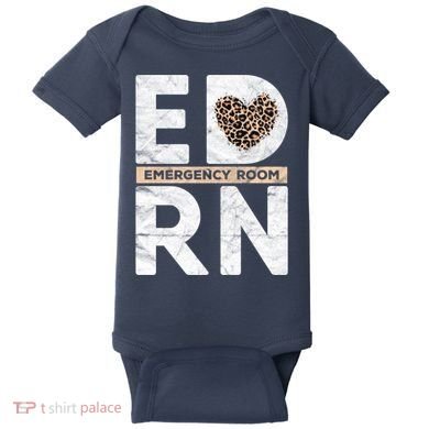 Emergency Room Nurse ER ED Nursing Assistant Life Worker Baby Bodysuit