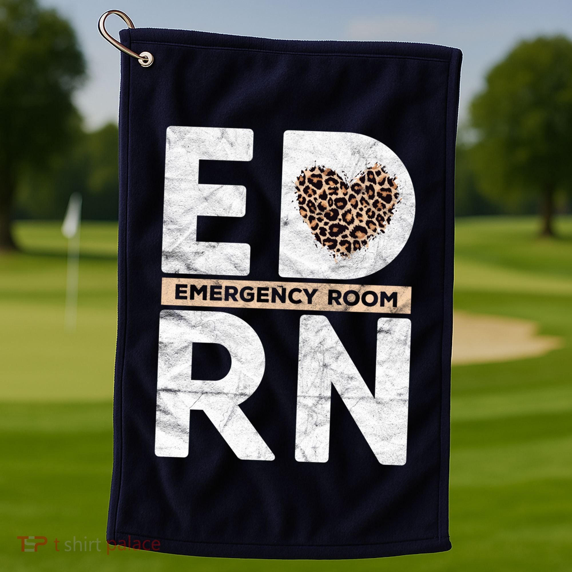 Emergency Room Nurse ER ED Nursing Assistant Life Worker Golf Towel
