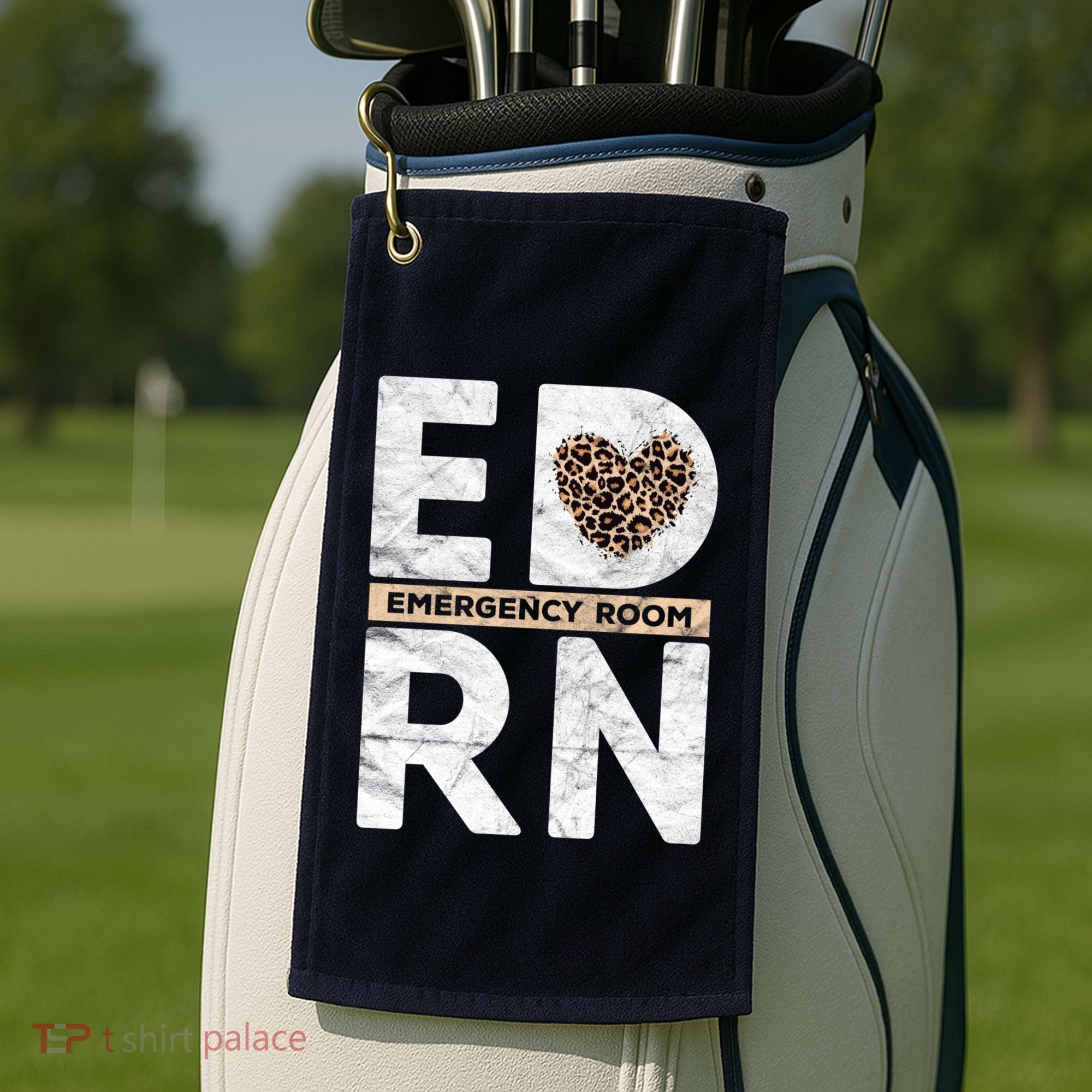 Emergency Room Nurse ER ED Nursing Assistant Life Worker Golf Towel