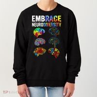 Embrace Rainbow puzzle Autism Infinity Awareness Women's Sweatshirt thumb 0