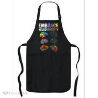 Embrace Rainbow puzzle Autism Infinity Awareness Apron thumb 0