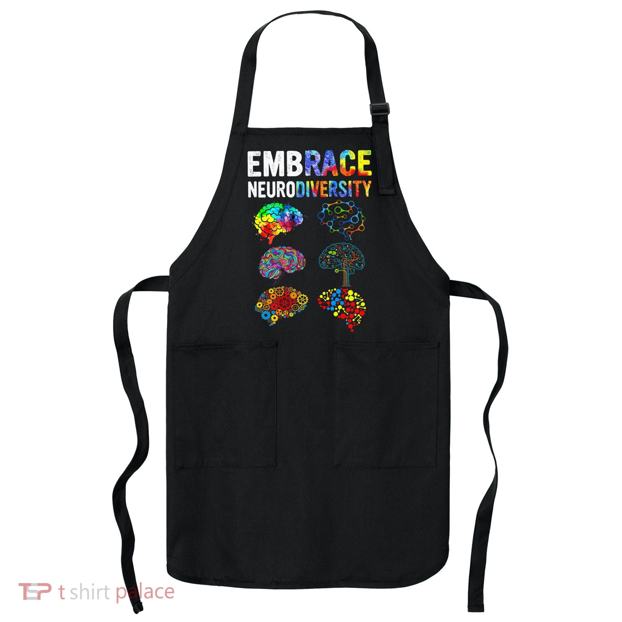Embrace Rainbow puzzle Autism Infinity Awareness Apron