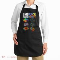 Embrace Rainbow puzzle Autism Infinity Awareness Apron thumb 2