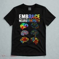Embrace Rainbow puzzle Autism Infinity Awareness T-Shirt thumb 5