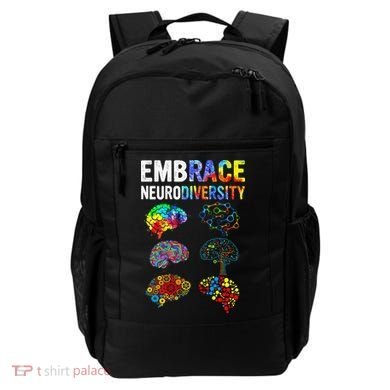 Embrace Rainbow puzzle Autism Infinity Awareness Backpack