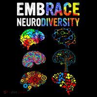 Embrace Rainbow puzzle Autism Infinity Awareness Women's Hoodie thumb 2