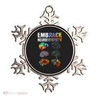 Embrace Rainbow puzzle Autism Infinity Awareness Ornament thumb 0