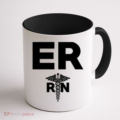 Emergency Room Registered Nurse Hospital Rn Staff Great Gift Coffee Mug back