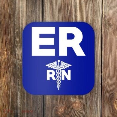 Emergency Room Registered Nurse Hospital Rn Staff Great Gift Coaster