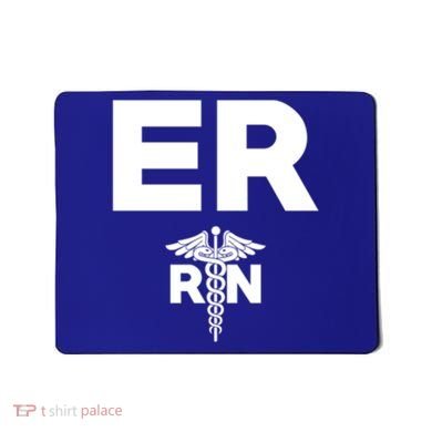 Emergency Room Registered Nurse Hospital Rn Staff Great Gift Mousepad