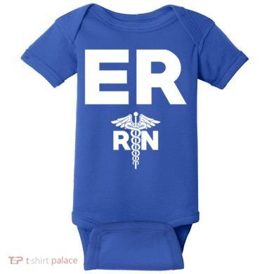 Emergency Room Registered Nurse Hospital Rn Staff Great Gift Baby Bodysuit