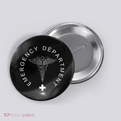 Emergency Room Registered Nurse Button