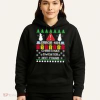 ERROR 404 Christmas Sweater Not Found Hoodie thumb 5