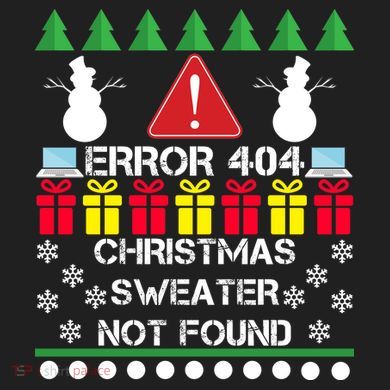 ERROR 404 Christmas Sweater Not Found Kids Plaid Pajama Set