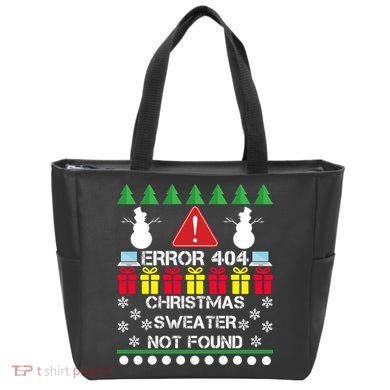 ERROR 404 Christmas Sweater Not Found Tote Bag