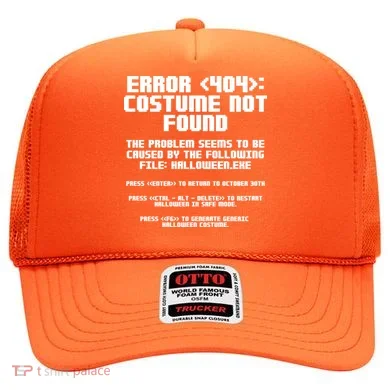 Error 404 Costume Not Found Funny Halloween Hat
