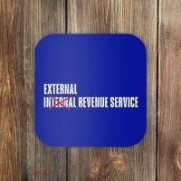 External Revenue Service Trump Maga Taxes Coaster thumb 0