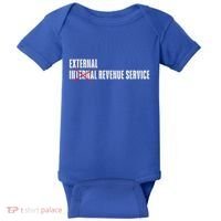 External Revenue Service Trump Maga Taxes Baby Bodysuit thumb 0