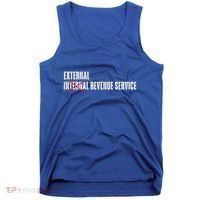 External Revenue Service Trump Maga Taxes Tank Top thumb 0