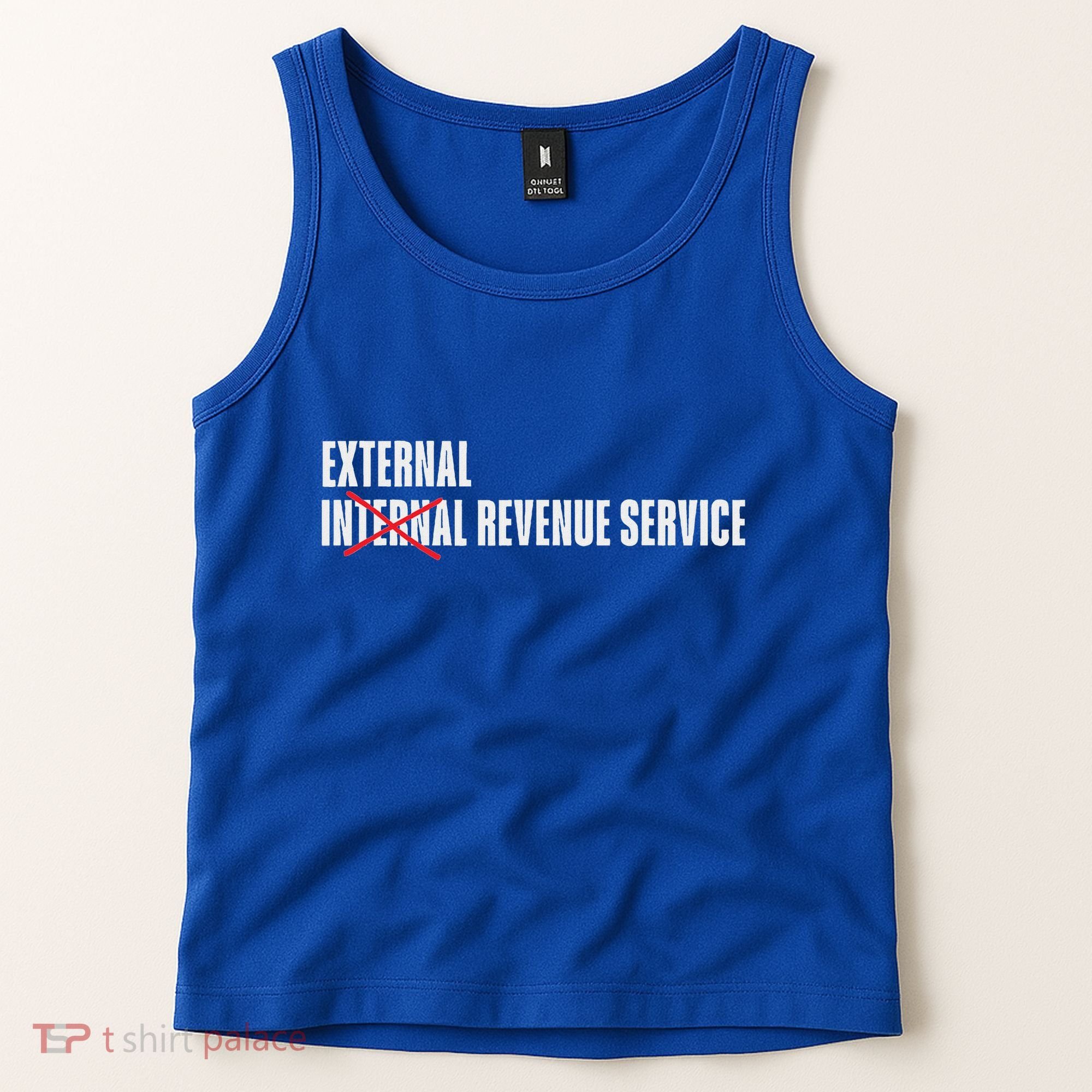 External Revenue Service Trump Maga Taxes Tank Top
