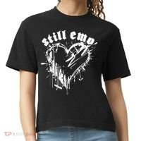 Emo Rock Still Emo 2000s Emo Ska Pop Punk Band Music Comfort Colors Boxy T-Shirt thumb 0