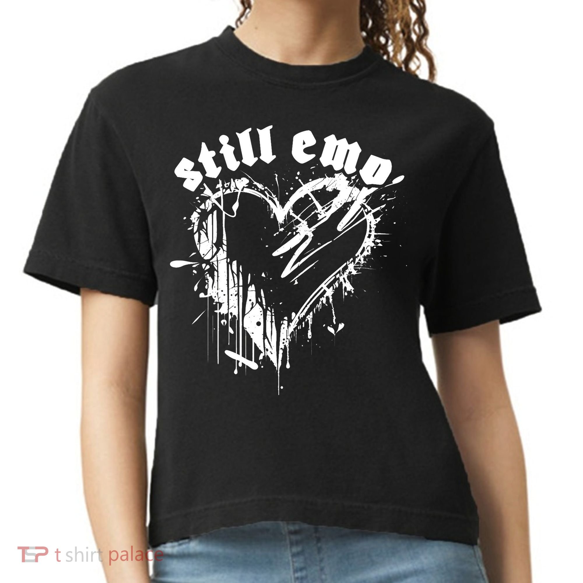 Emo Rock Still Emo 2000s Emo Ska Pop Punk Band Music Comfort Colors Boxy T-Shirt