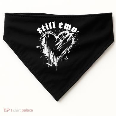 Emo Rock Still Emo 2000s Emo Ska Pop Punk Band Music USA-Made Doggie Bandana
