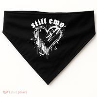 Emo Rock Still Emo 2000s Emo Ska Pop Punk Band Music USA-Made Doggie Bandana thumb 0