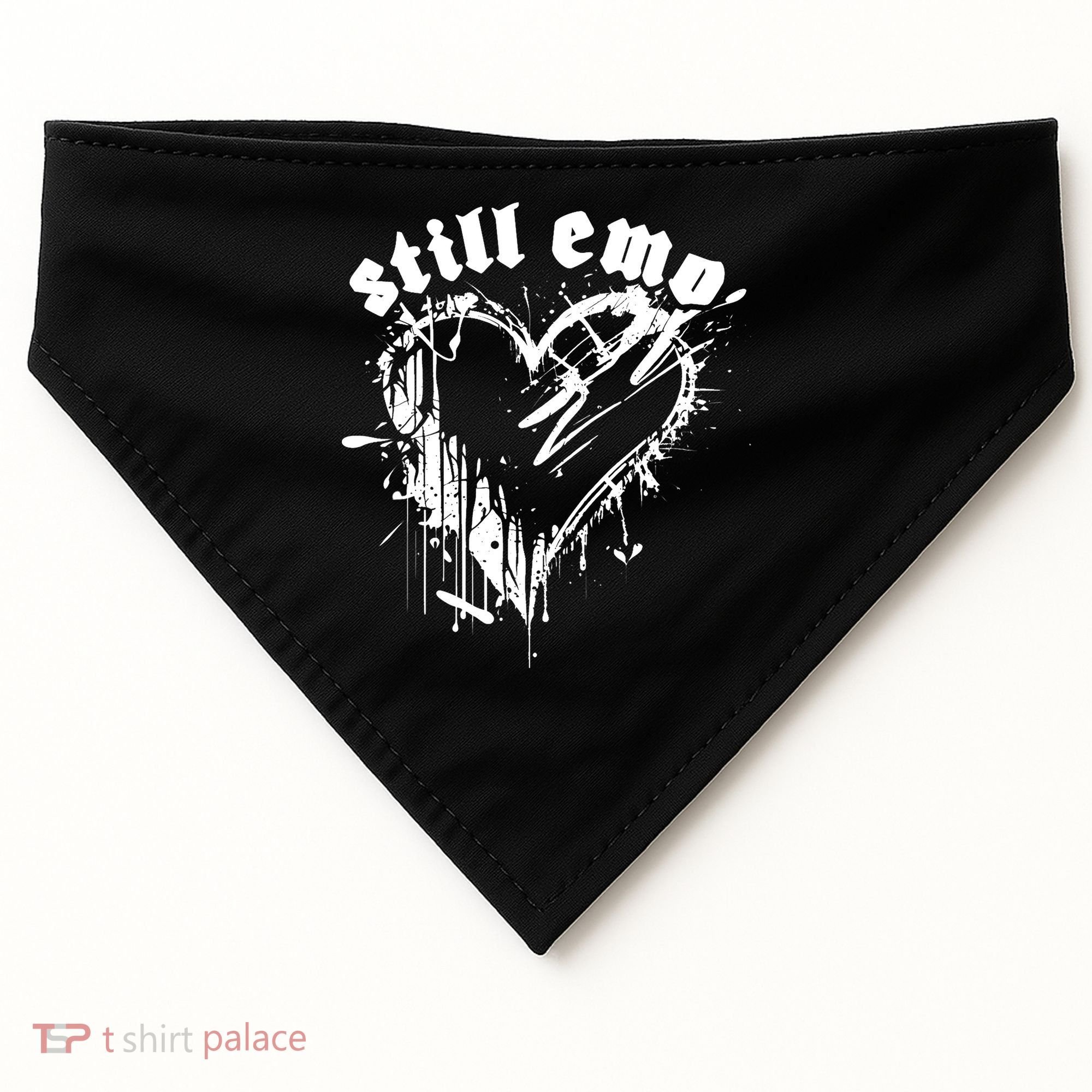 Emo Rock Still Emo 2000s Emo Ska Pop Punk Band Music USA-Made Doggie Bandana