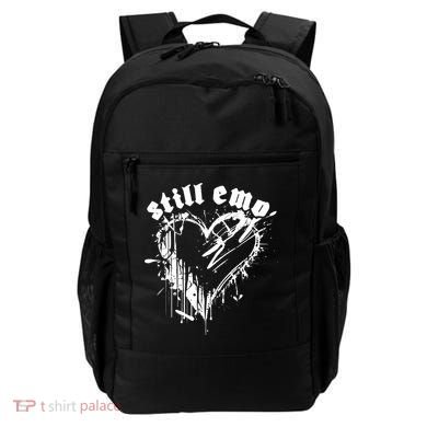 Emo Rock Still Emo 2000s Emo Ska Pop Punk Band Music Backpack