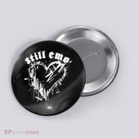 Emo Rock Still Emo 2000s Emo Ska Pop Punk Band Music Button thumb 0