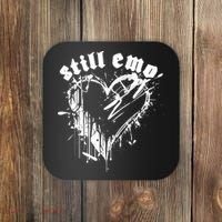 Emo Rock Still Emo 2000s Emo Ska Pop Punk Band Music Coaster thumb 0