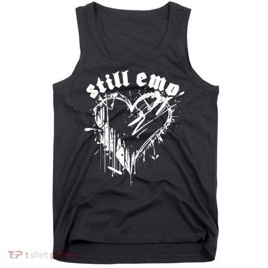 Emo Rock Still Emo 2000s Emo Ska Pop Punk Band Music Tank Top