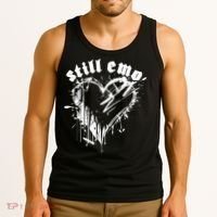 Emo Rock Still Emo 2000s Emo Ska Pop Punk Band Music Tank Top thumb 3