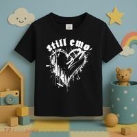Emo Rock Still Emo 2000s Emo Ska Pop Punk Band Music Toddler T-Shirt thumb 3