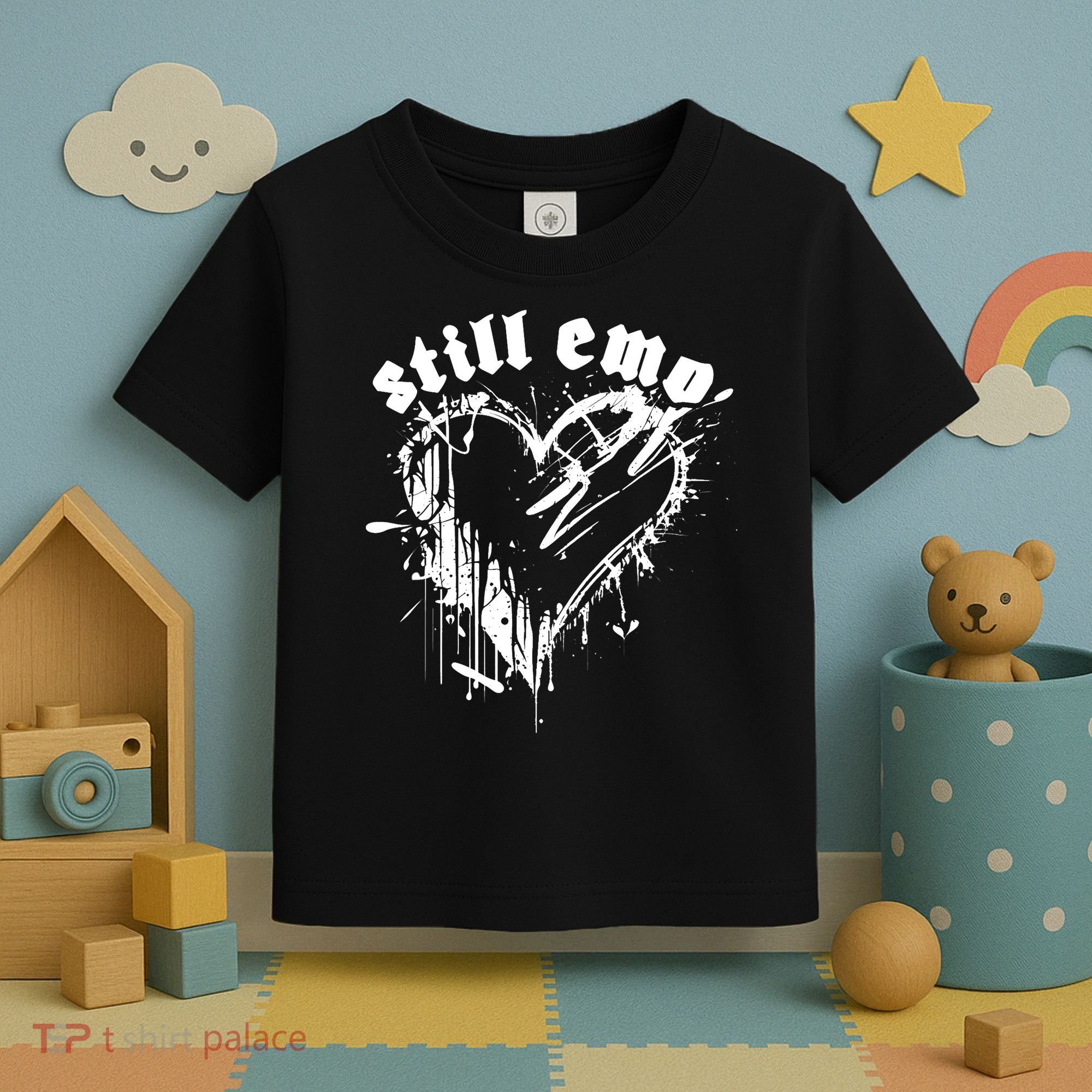 Emo Rock Still Emo 2000s Emo Ska Pop Punk Band Music Toddler T-Shirt